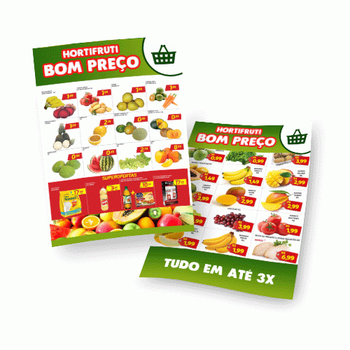 Folheto 150g | 40x56cm | 4/4