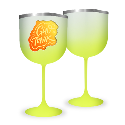Taça de Gin | 650ml | Degradê Amarela