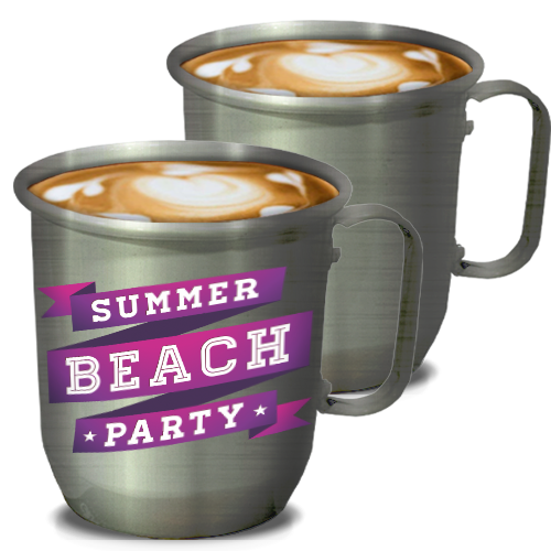 Caneca de Alumínio | 350ml | Prata