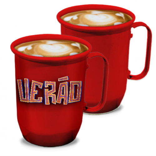 Caneca de Alumínio | 500ml | Vermelha