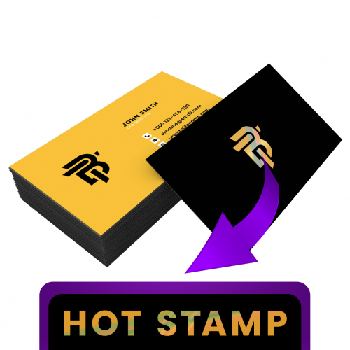 Cartão 350g | 4/4 |  Lamin. Fosca + Hotstamp